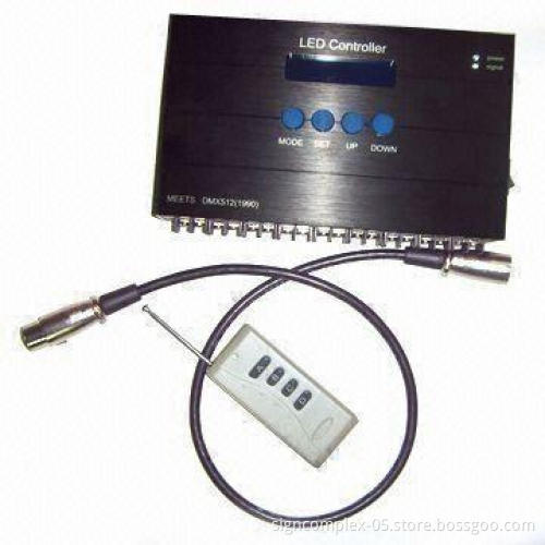 DMX Controller, Available in Various Models, Connects the Console to Achieve Color Changing